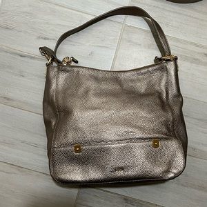 Lauren Ralph Lauren Morrison Double Zip Top HOBO in Moonlight